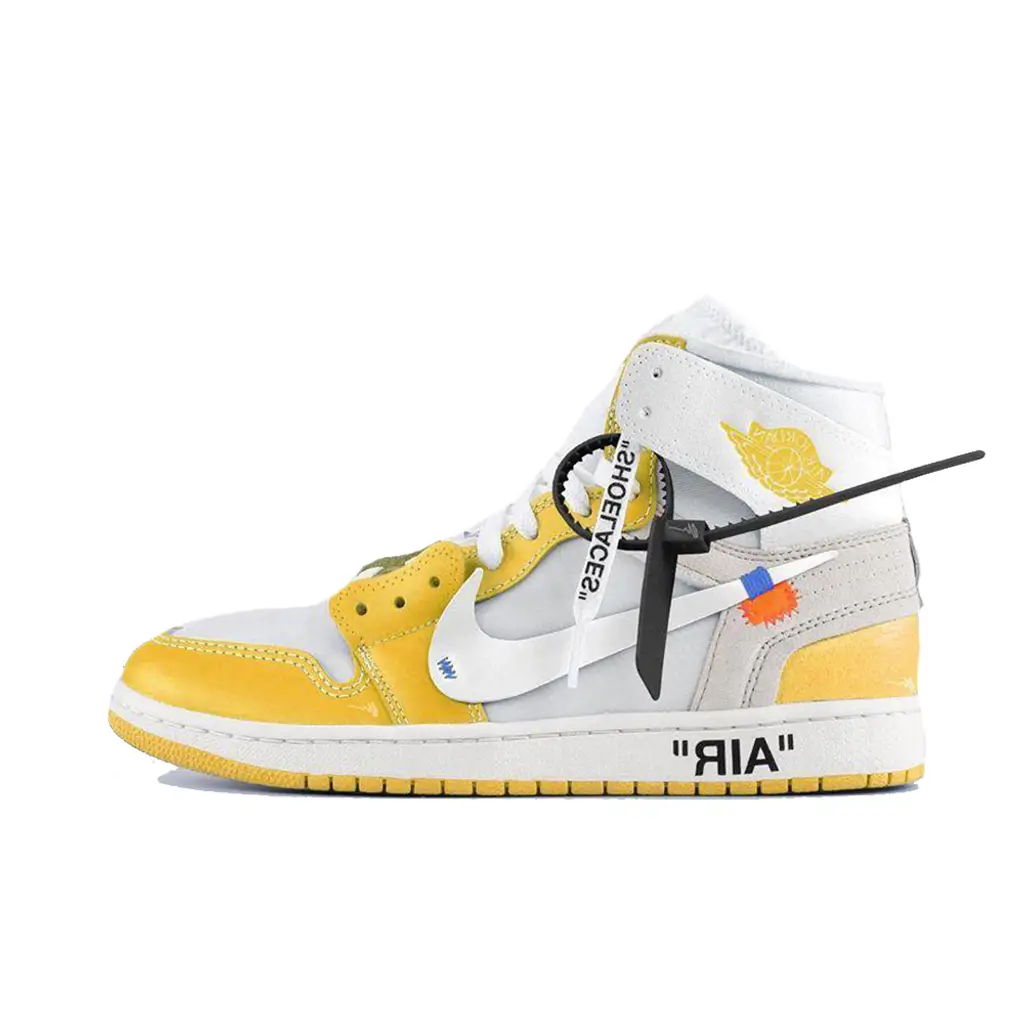 Off White Nike Air Jordan 1 Canary