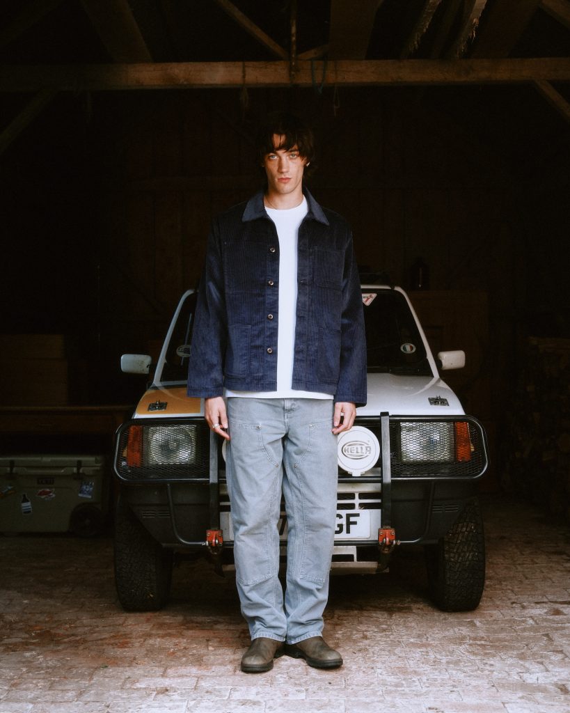Cord Cider Jacket - Blue - Front