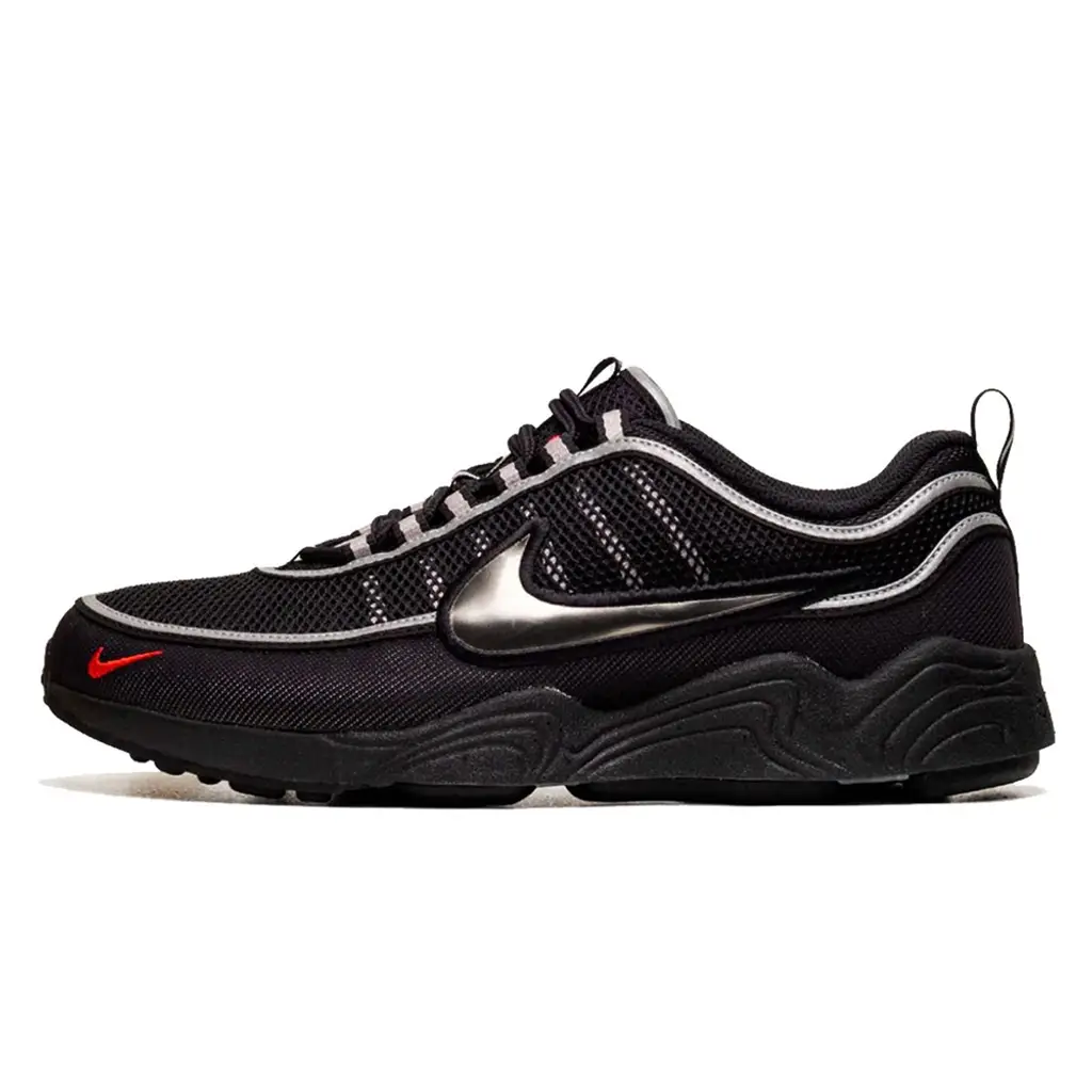 Nike Air Zoom Spiridon Black Metallic Silver | HF9117-002