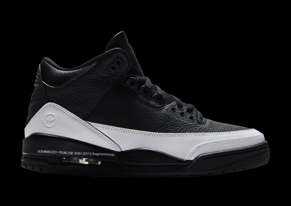 Nike Air Jordan 3 x fragment design “Black/White-White” – Urban 